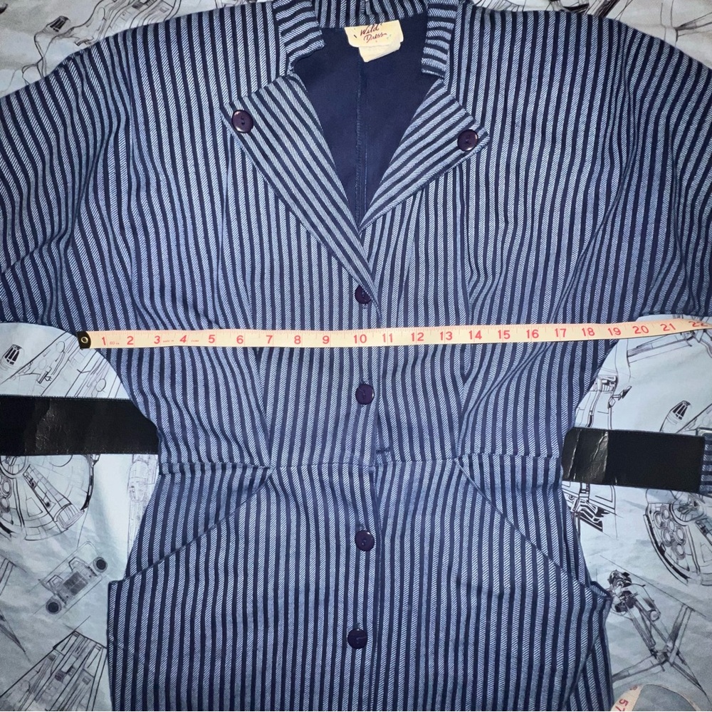 Vintage Wild Dress Women’s Short Sleeve Button-Up Dress with Belt and Pockets - Picture 14 of 14